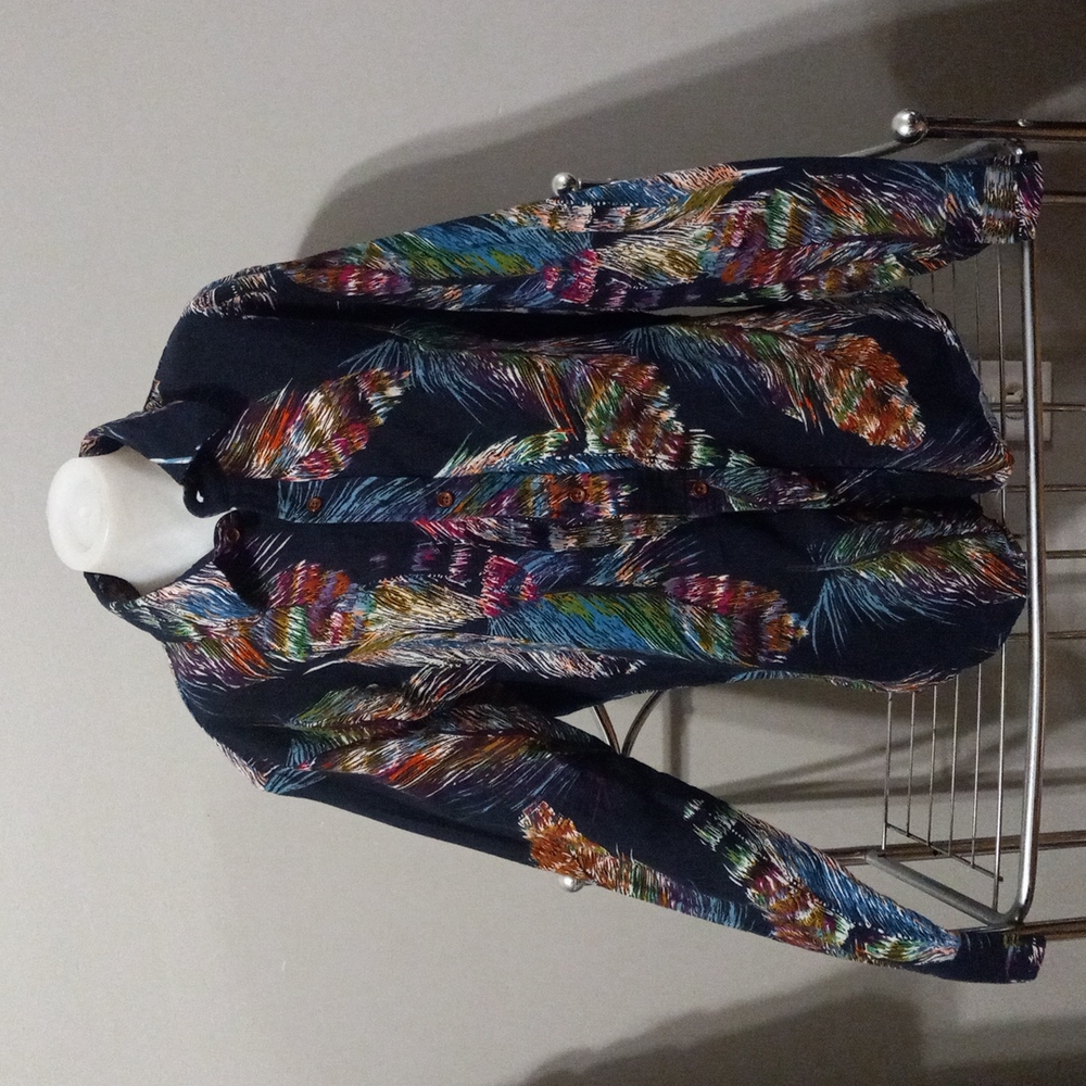 Unisex button up